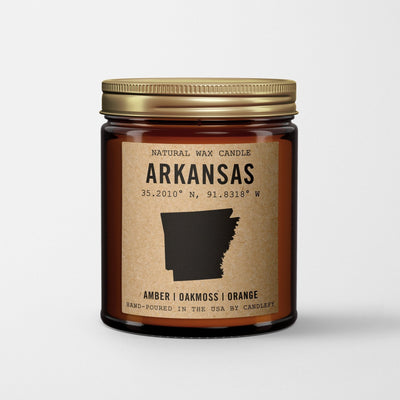 Arkansas Homestate Candle