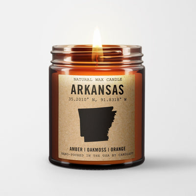 Arkansas Homestate Candle