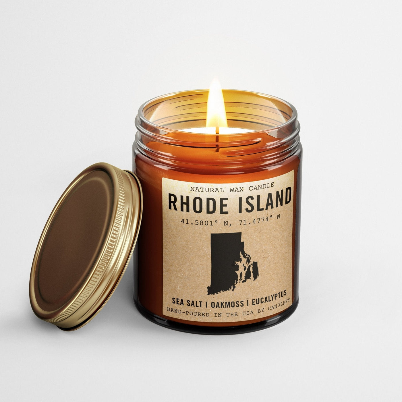 Rhode Island Homestate Candle
