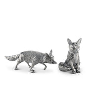 Pewter Foxes Salt & Pepper Set