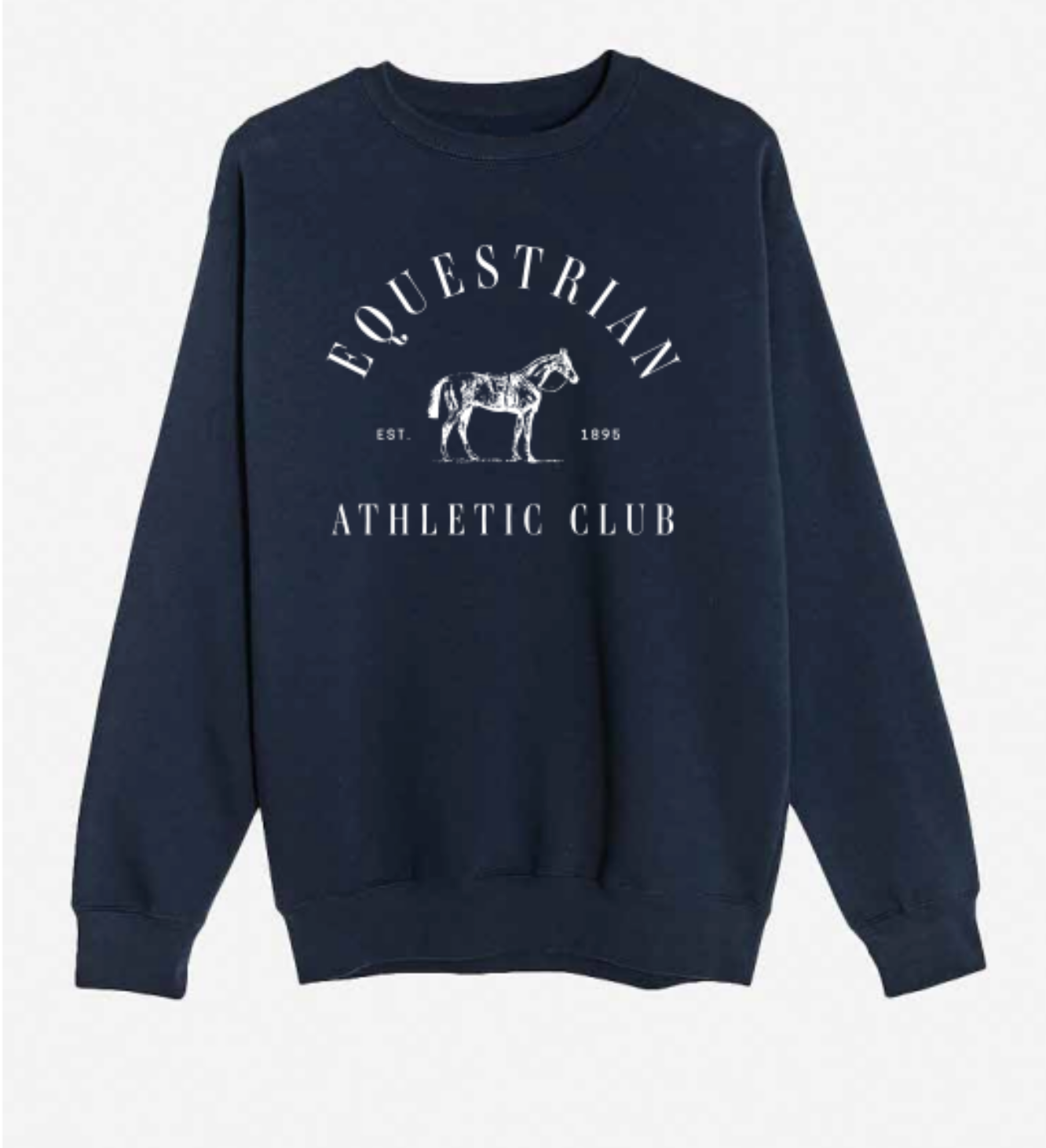 Equestrian Athletic Club, Crewneck Sweatshirt by Dapplebay Co.