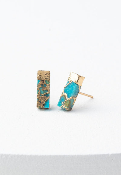 Brayden Turquoise Studs by Starfish Project