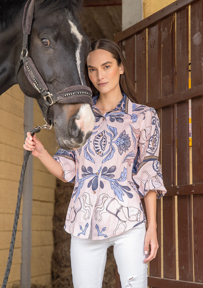 Serena Linen Shirt | Blushrose