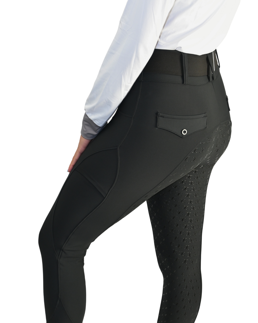 Black Just Right Summer Breeches + Free Bit Belt