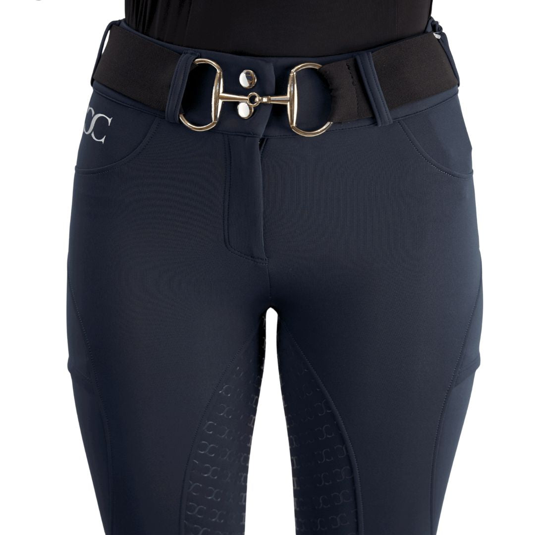 Navy Blue Mid-Weight Winter Full Seat Breeches