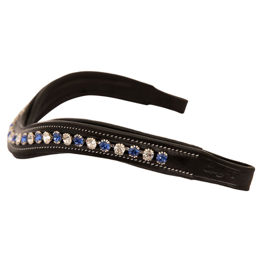 ExionPro Glittering Blue &amp; Clear Crystal Browband