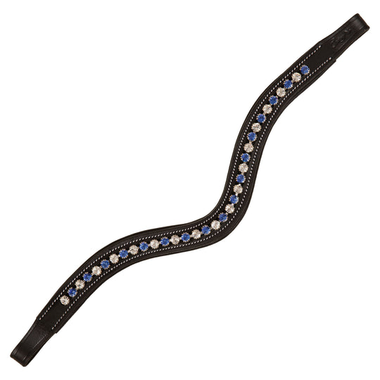 ExionPro Glittering Blue &amp; Clear Crystal Browband