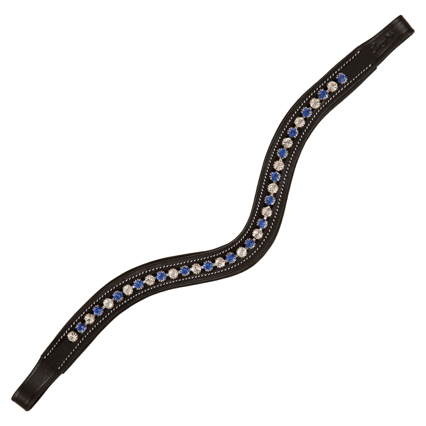 ExionPro Glittering Blue & Clear Crystal Browband