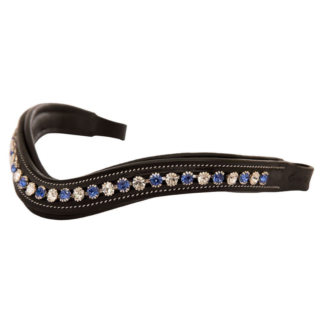 ExionPro Glittering Blue &amp; Clear Crystal Browband