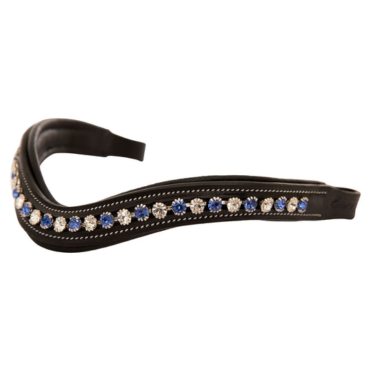 ExionPro Glittering Blue &amp; Clear Crystal Browband