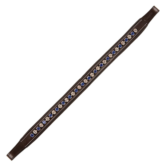 ExionPro Glittering Blue &amp; Clear Crystal Browband