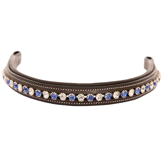 ExionPro Glittering Blue &amp; Clear Crystal Browband