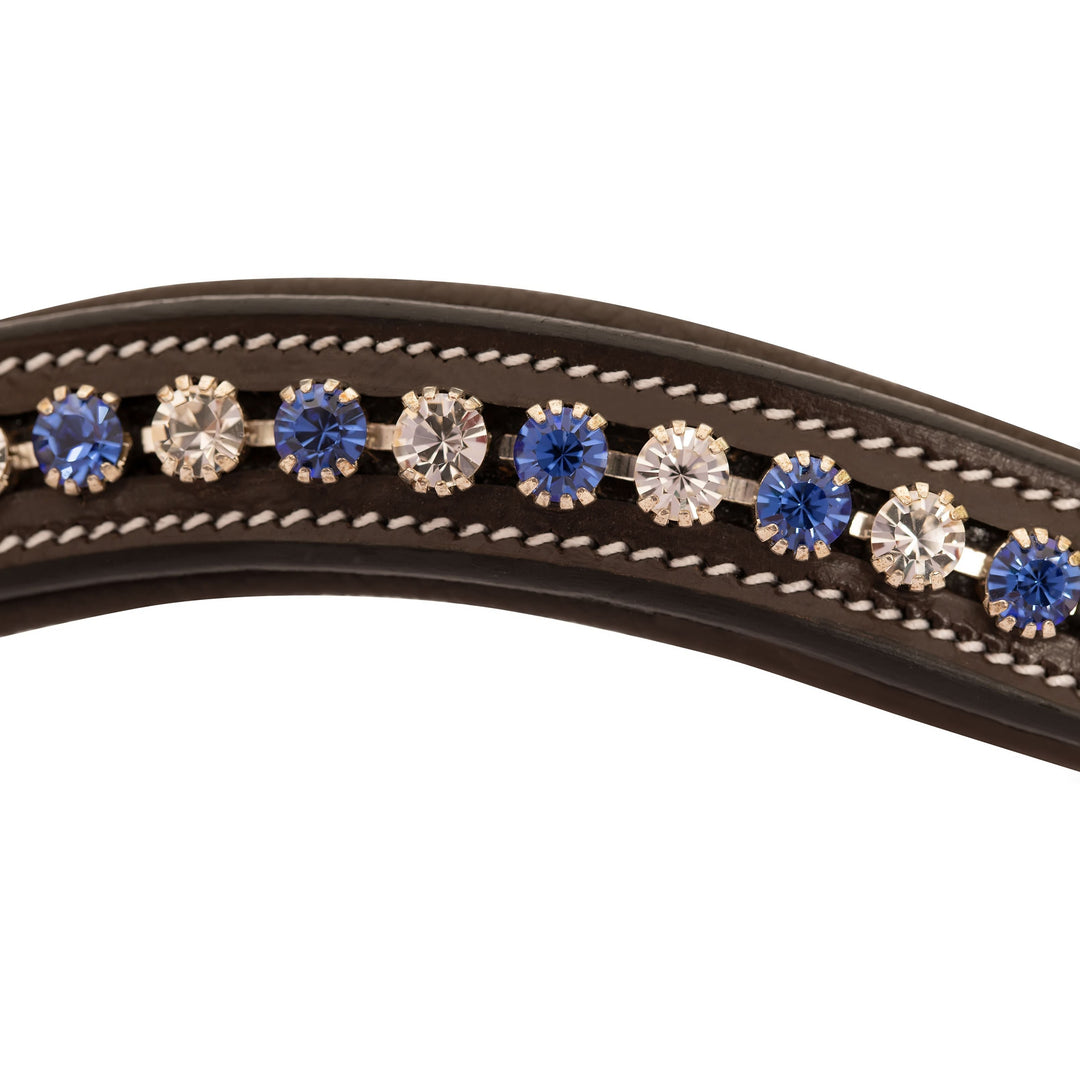 ExionPro Glittering Blue &amp; Clear Crystal Browband
