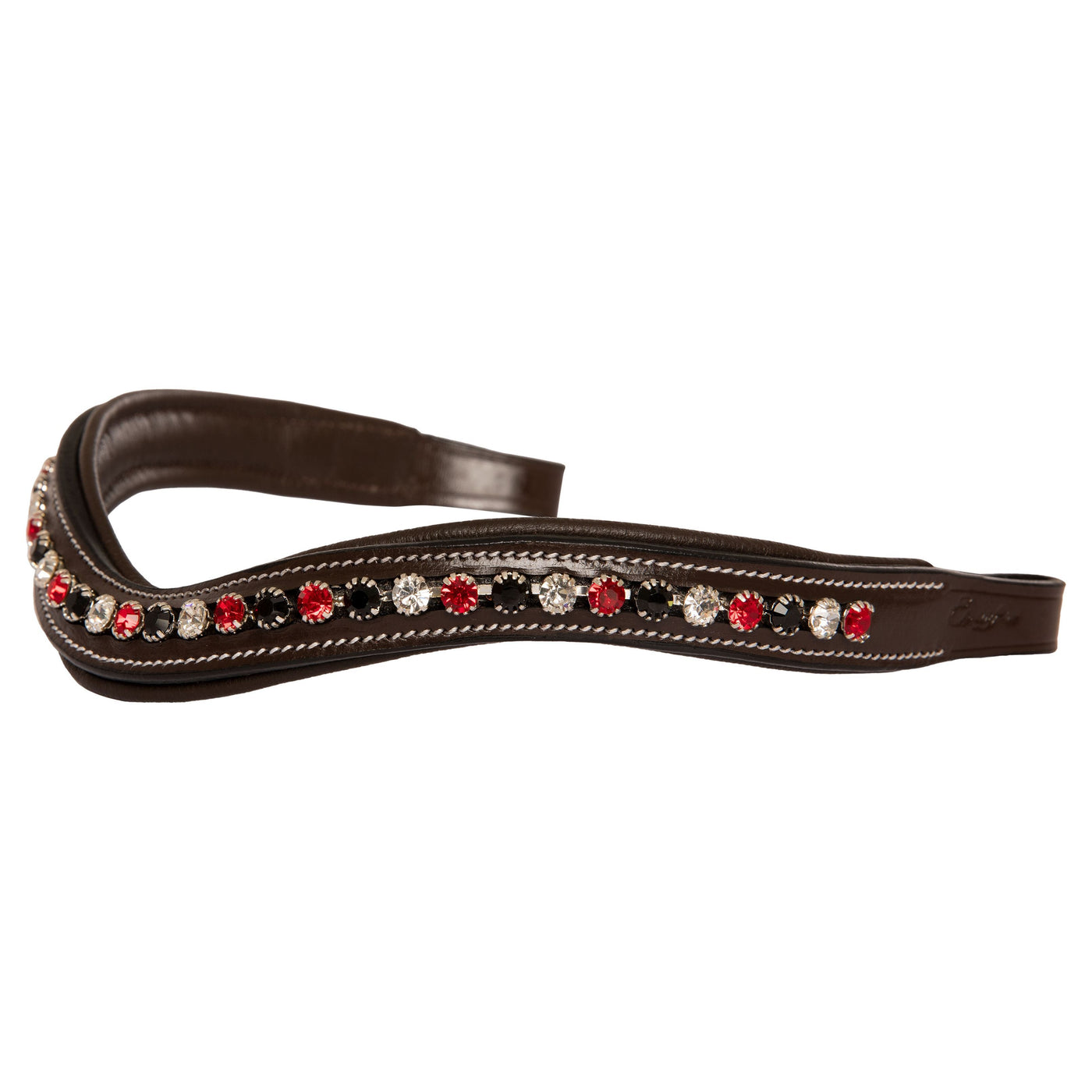 ExionPro Marvel Beauty Red, Black & Alternative Clear Crystal Browband