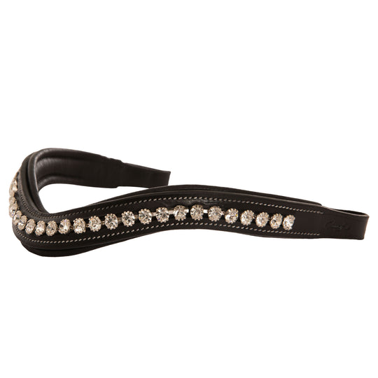 ExionPro Elegant &amp; Attractive White Crystal Browband