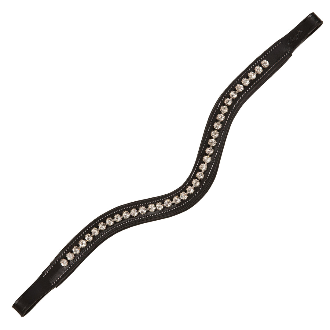 ExionPro Elegant &amp; Attractive White Crystal Browband