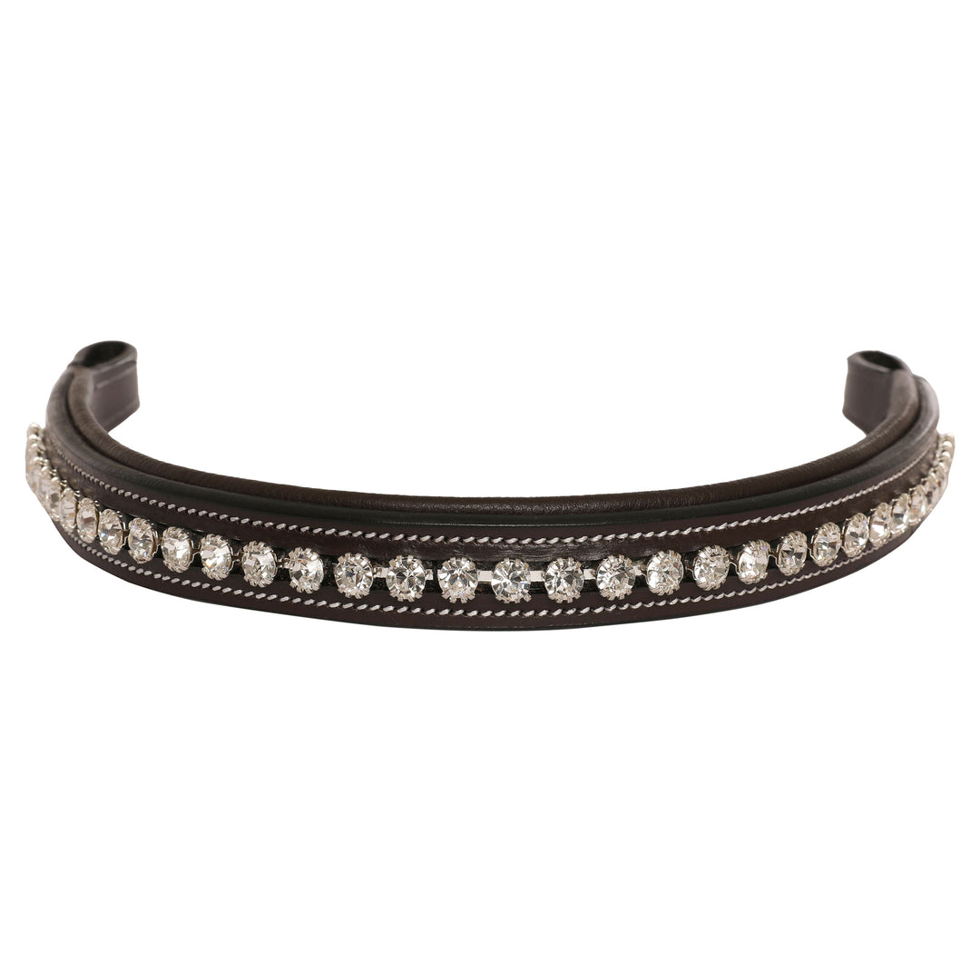 ExionPro Elegant &amp; Attractive White Crystal Browband