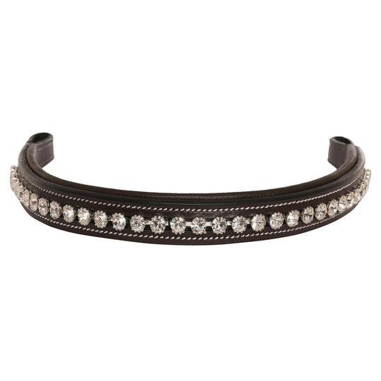 ExionPro Elegant &amp; Attractive White Crystal Browband