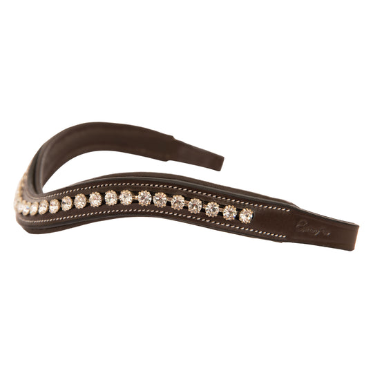 ExionPro Elegant &amp; Attractive White Crystal Browband