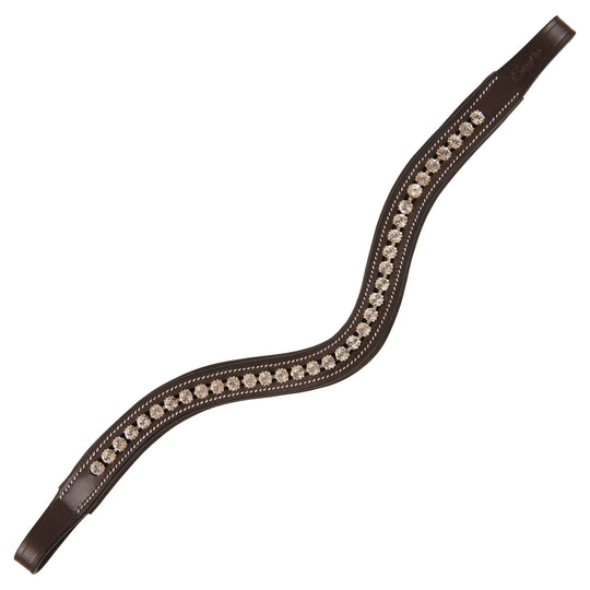 ExionPro Elegant &amp; Attractive White Crystal Browband