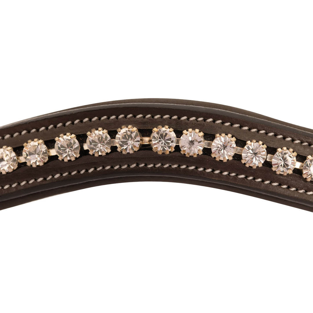 ExionPro Elegant &amp; Attractive White Crystal Browband