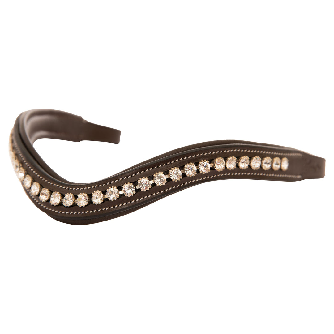 ExionPro Elegant &amp; Attractive White Crystal Browband