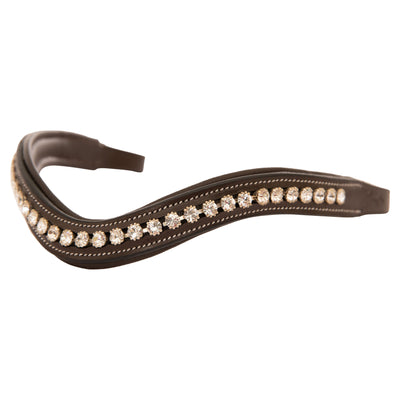 ExionPro Elegant & Attractive White Crystal Browband