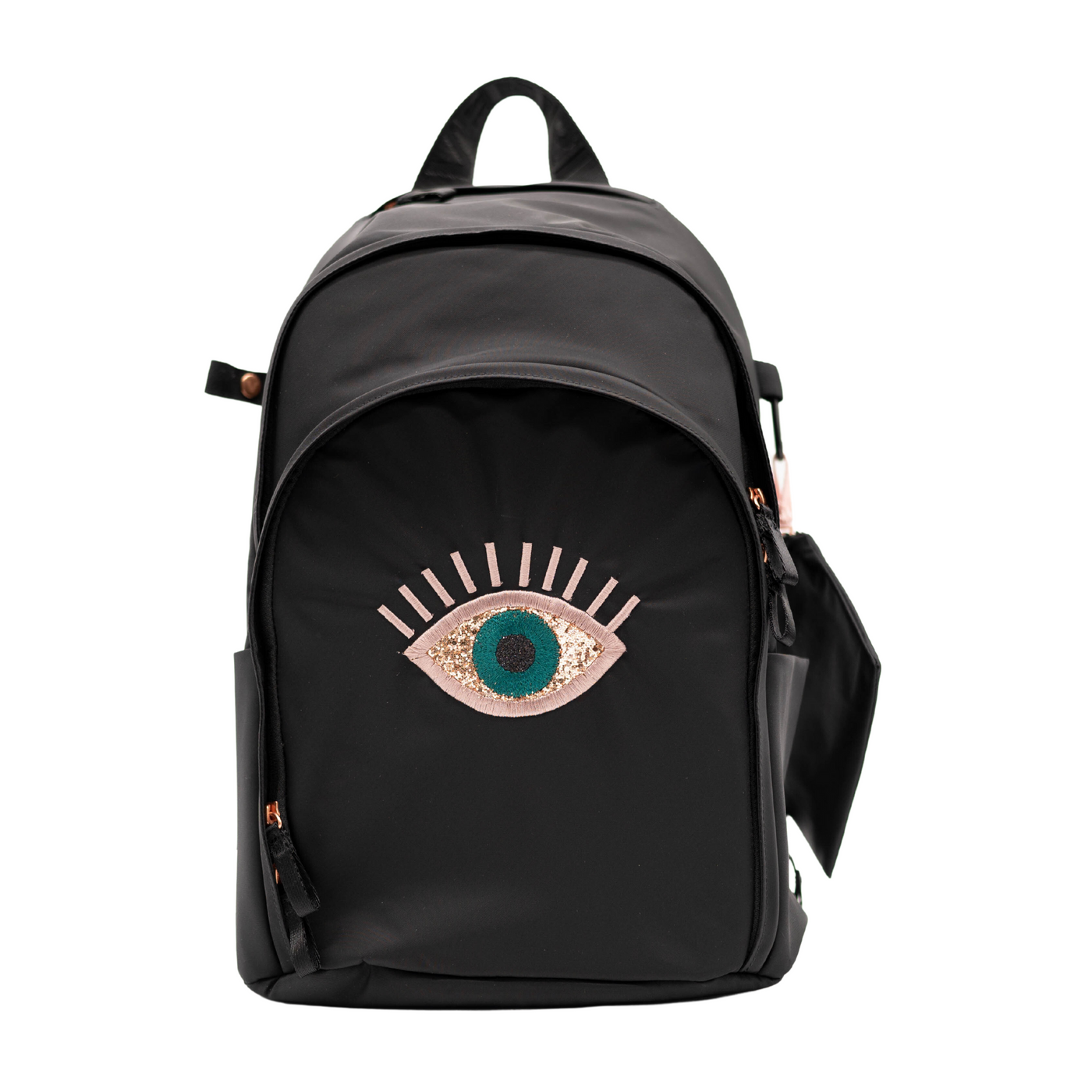 Novelty Delaire Backpack - “Evil Eye” (custom embroidered - allow an additional 5 business days to ship)