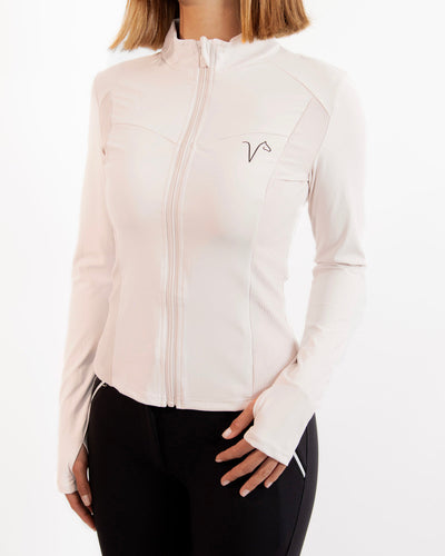 BecaVal Pale Pink Riding Top-Jacket