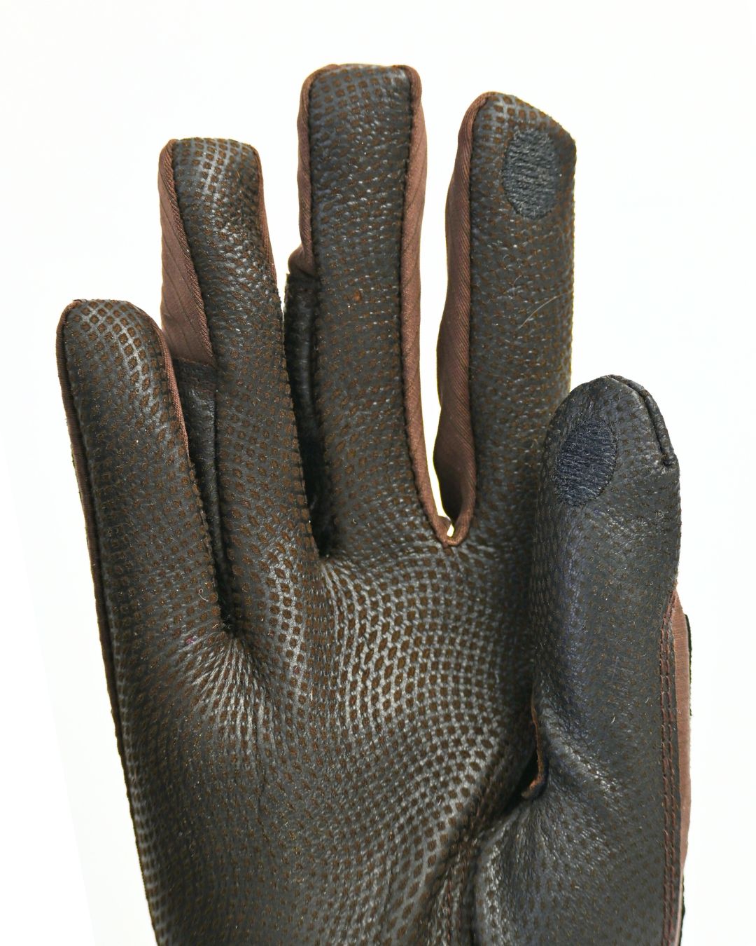 Tackified Copper Tech™️ Leather Premium Riding Glove in Brown