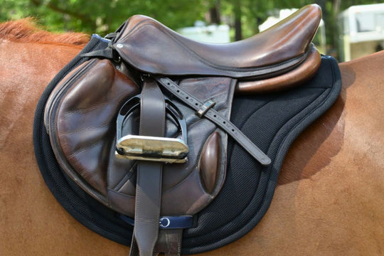 XC Mesh Saddle Pad with Quick Dry Cotton Lining in Navy, White or Black