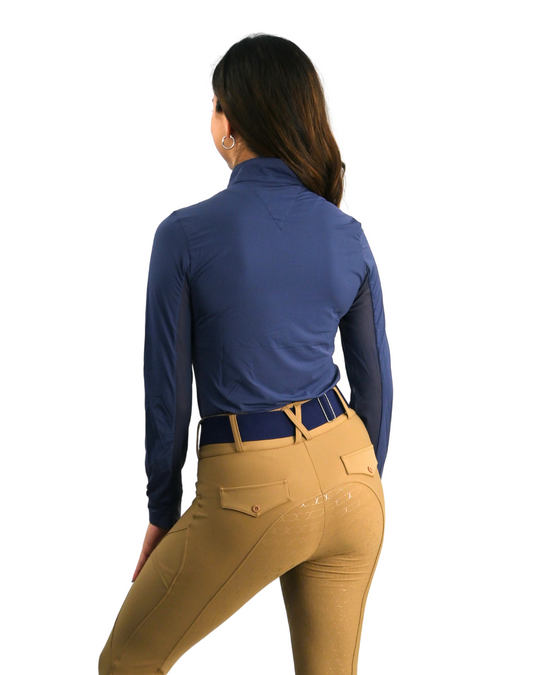 Beige Just Right Summer Breeches + Free Bit Belt