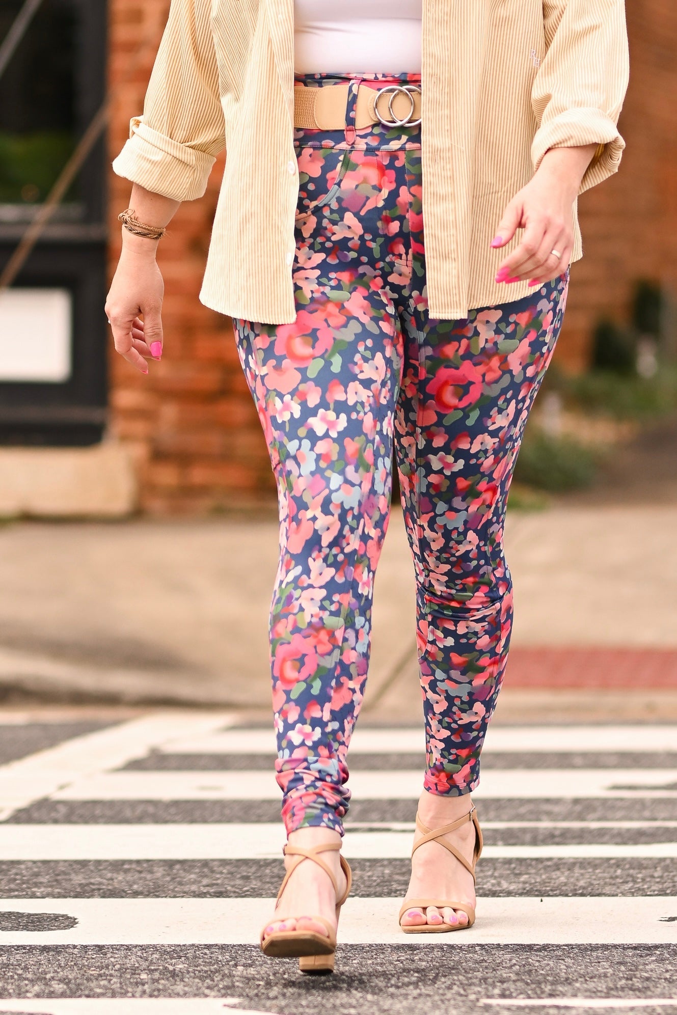 Athletic Breech - Navy Floral