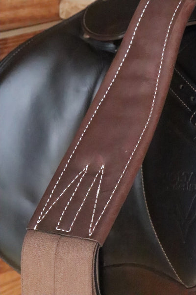 Fancy Stitched Leather Girth