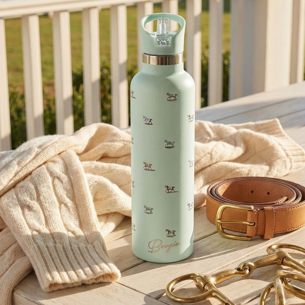 Veredus I 25oz Insulated Bottle | Mint Horse Motif
