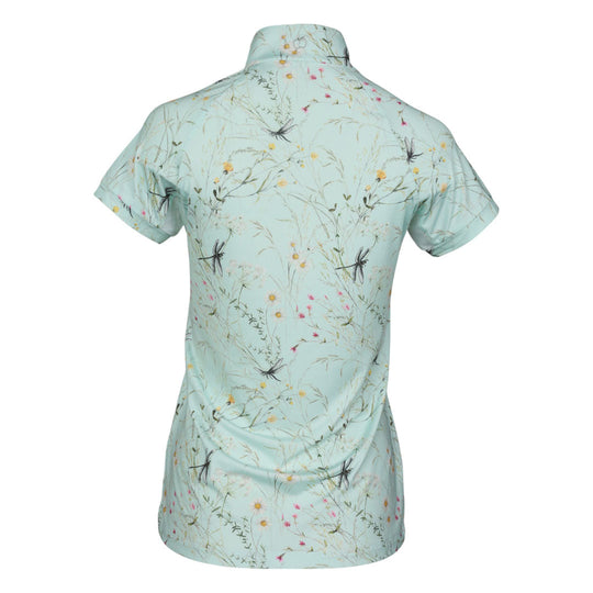 Dapplebay Dragonfly Meadow 1/4 Zip Riding Top - Short Sleeve