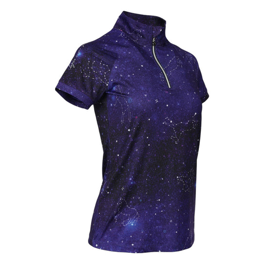 Dapplebay Constellation 1/4 Zip Light Riding Top-Short Sleeve