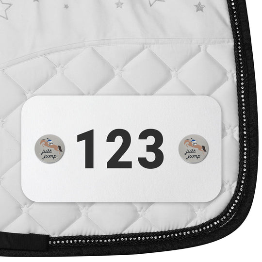 Dapplebay Horse Show Number Pins - Just Jump