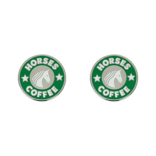 Dapplebay Horse Show Number Pins - Horses &amp; Coffee
