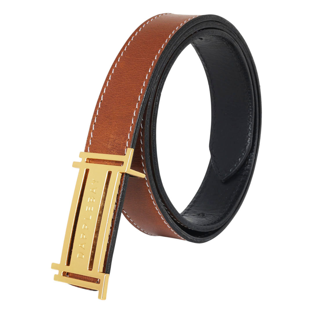 Dapplebay Reversible Jump Belt - Gold