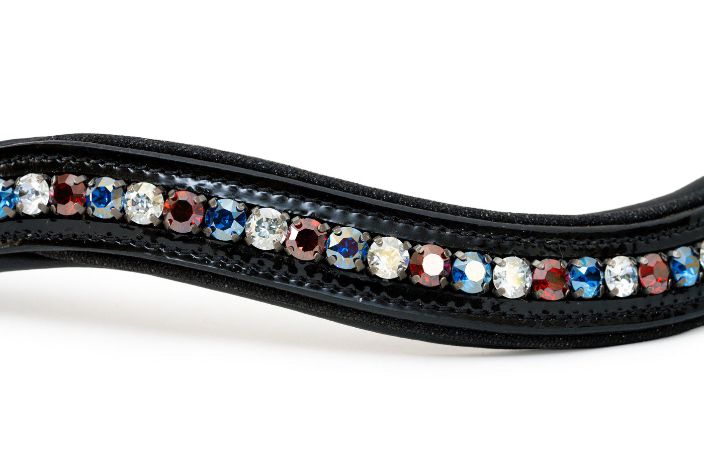 Americana 1 Black Patent Browband