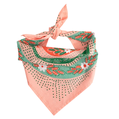 No. 069 Snakes Pink Bandana