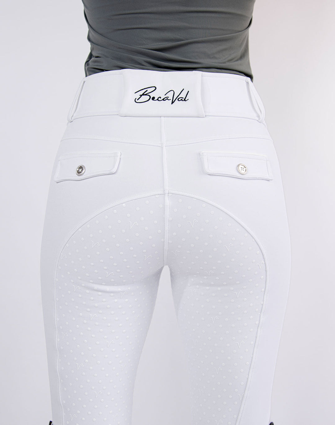 BecaVal Majestic Full-Seat Breech in White