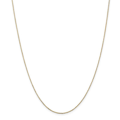 14k Yellow Gold Simple Cowboy Hat Necklace