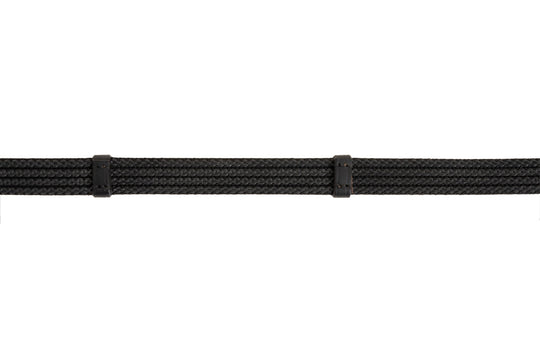 Sure Grip Rubber Reins with 4" Rein Stops-Superb Slim Rubber Woven Grip
