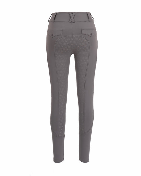 Dove Grey Mid-Weight Winter Full Seat Breeches