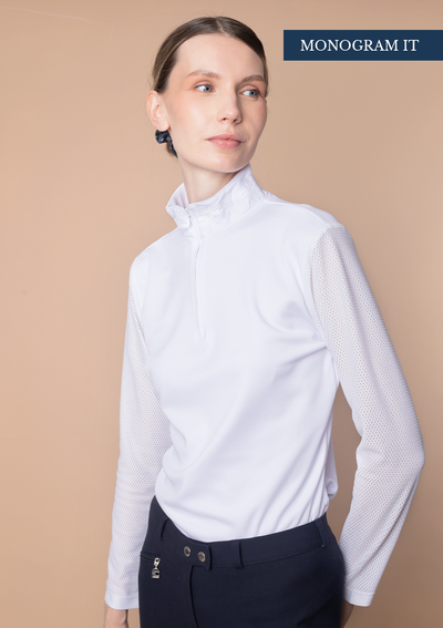 Delta Show Shirt | White