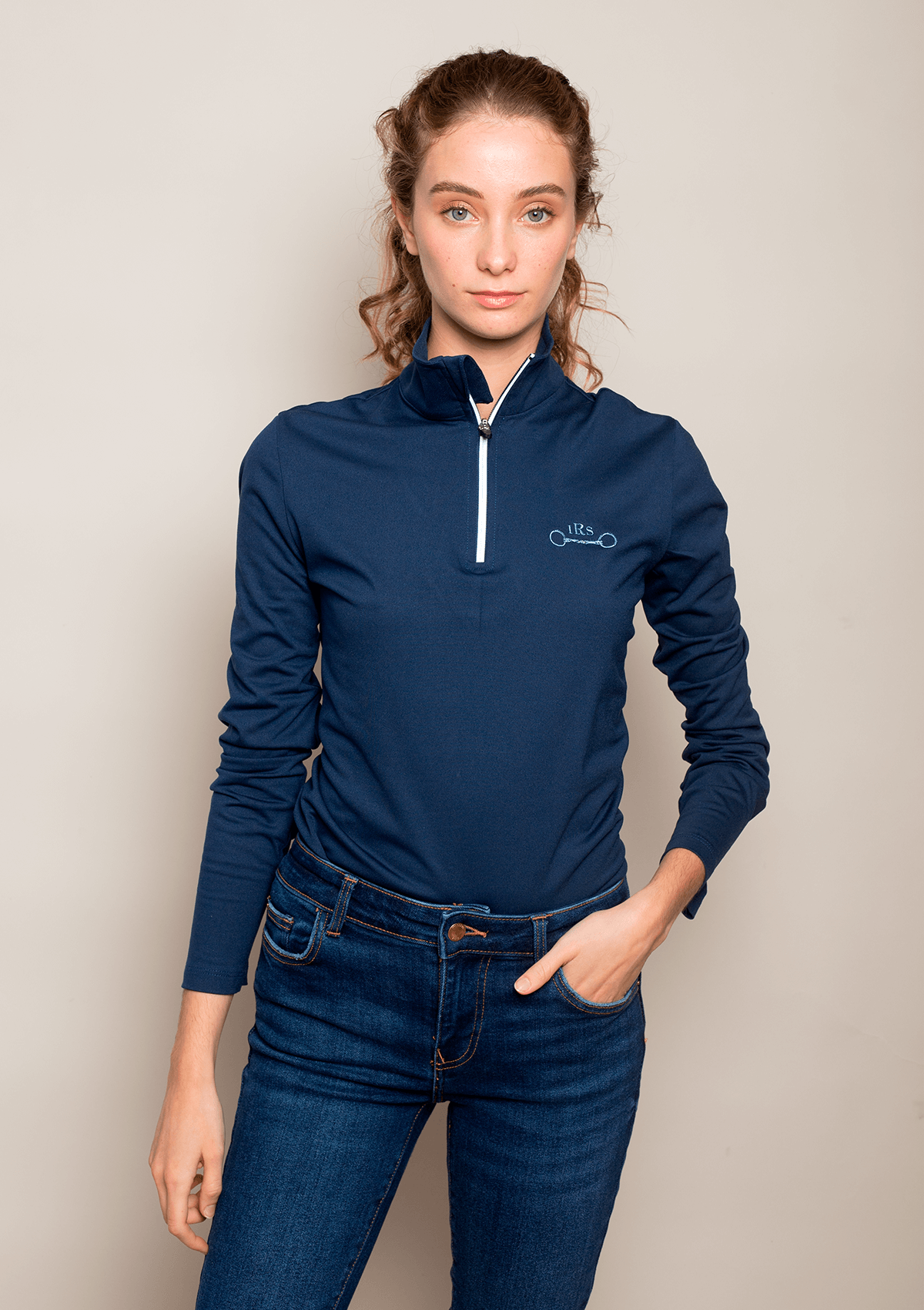 Devotion Quarter-Zip | Embroidered - Navy | Medium-Weight