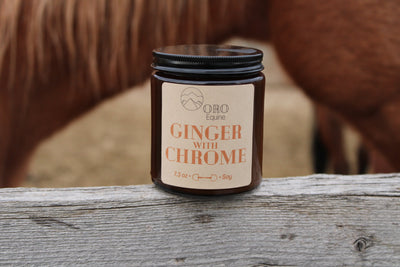 Ginger with Chrome soy candle