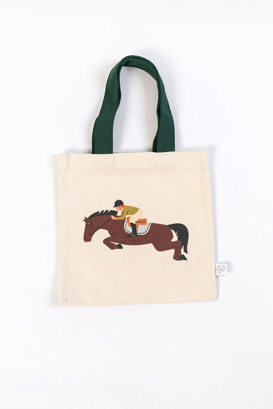 Horse Mini Tote Bag Set – 3-Pack Equestrian Kids Totes | Pony Party Favor Bags | Cute Horse Gifts for Girls